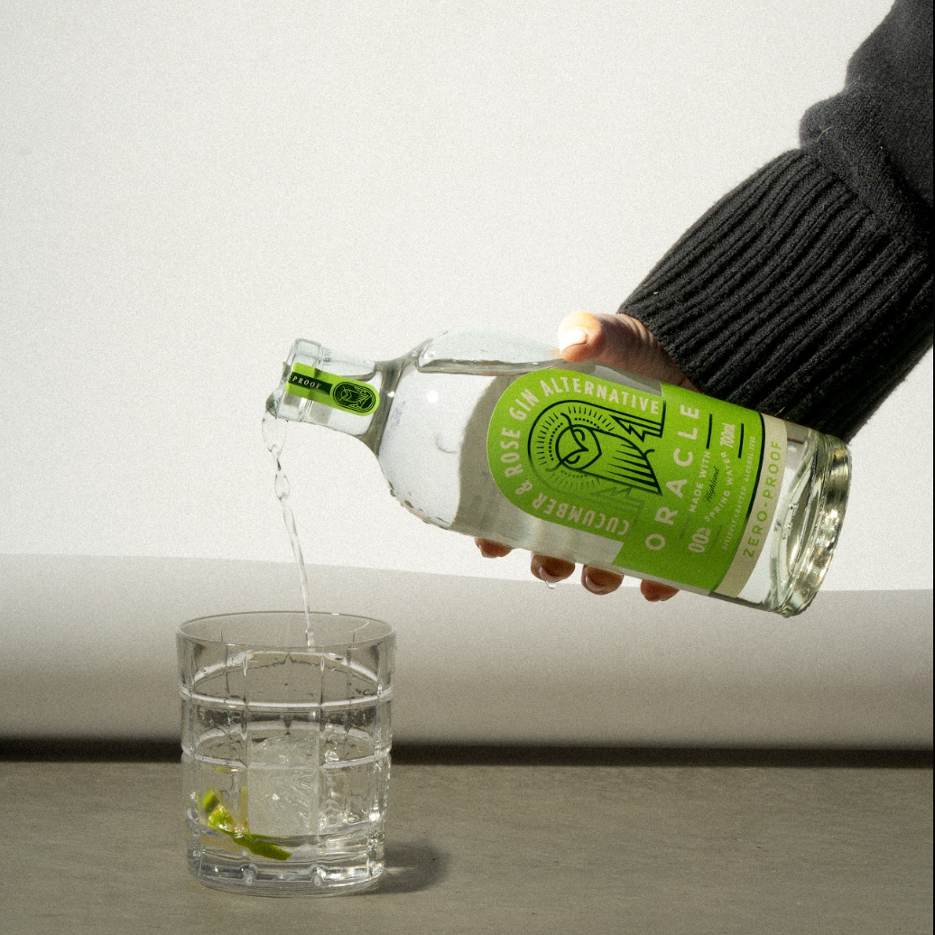 Oracle London Cucumber & Rose Gin Alternative (0.0%)